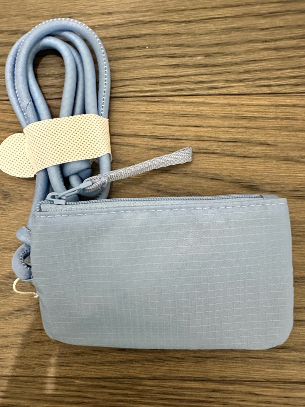 Vera Bradley Light Blue Crossbody Card & Key Holder